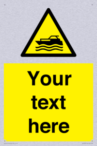 Custom Warning motorised watercraft